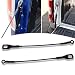 Slykew 2 PCS Car Tailgate Cargo Box Pull Cable Metal Tailgate Pull Cable Tailgate Liftgate Support Cable Pair Kit Replacement 6577004030 Universal for Most Cars Black - Image 2
