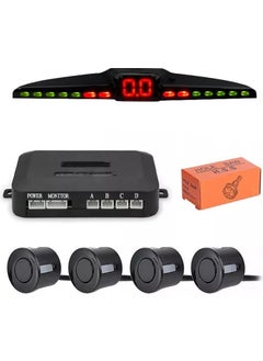 Techmaster Color Digital Display Vehicle Parking Sensor with Audio 22MM Black PS03  - Image 1