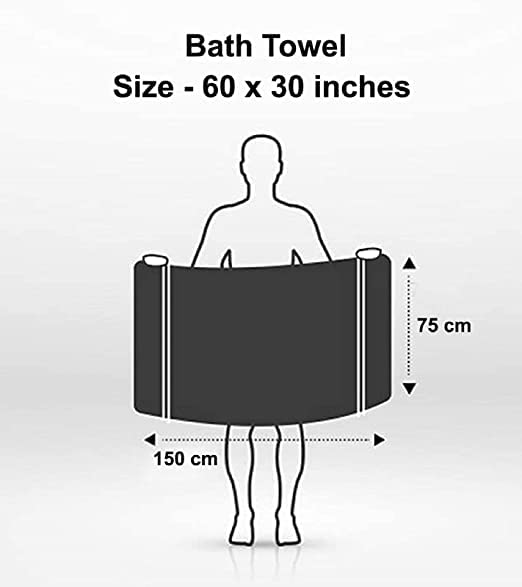 CK CREATION 100 Cotton 500 GSM Bath Towels Extra Soft Absorbent Large Size Towels for Bathing for Men Women Set of 1 pcs 30x60 inch Maroon Towel - Image 5
