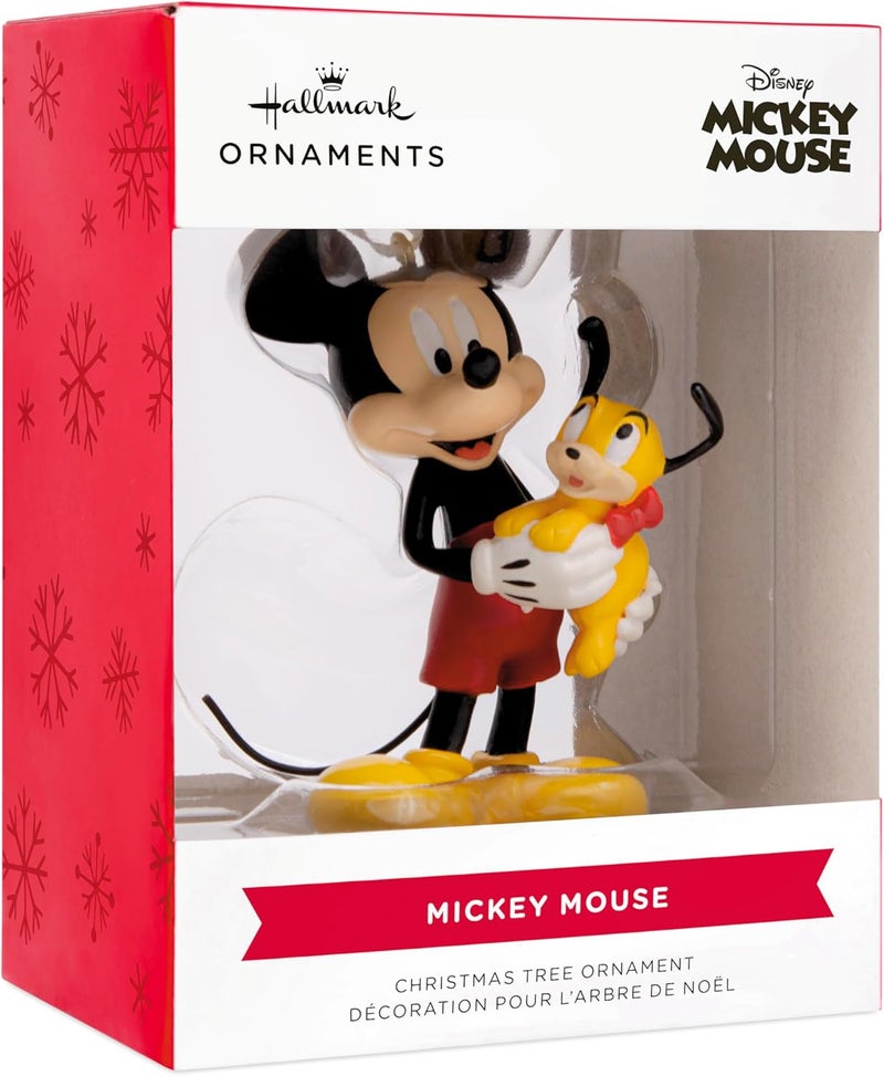 Hallmark Mickey Mouse and Pluto Ornament, Disney Tree Decoration, Disney Hanging Ornament, Hanging Christmas Ornament, Gifts for Christmas - Image 5