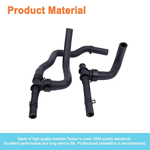 YOUYIEN Heater Hose Set With TEE For Return.Replaces Part # 5058437AK,05058437AD, 05058437AI, 05058437A.Fit For Dodge Journey 2.4 VVT 2009-2019. - Image 4