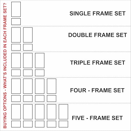Birdeco Ready to Assemble Wall Molding Kit Set, Pre-Cut Design, Installed with Glue | 2 Top 2 Bottom Frames - Image 4