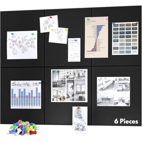 PRIMESAGE® Bulletin Board Notice Board Vision Board for Manifestation Notice Board for Office with Pins Pin Board Notice Board for Home Pin Board for Study Room Vision Board Bulletin Board | 50 PINS - Image 1
