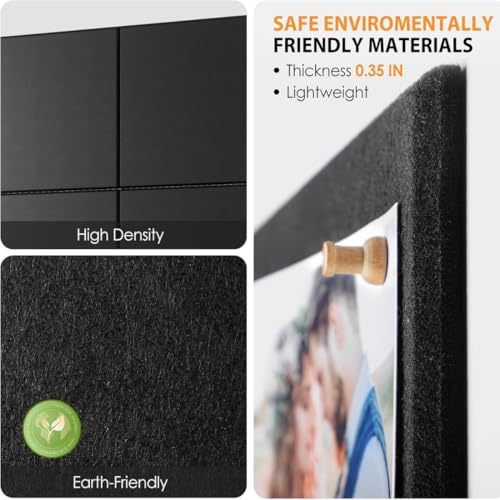PRIMESAGE® Bulletin Board Notice Board Vision Board for Manifestation Notice Board for Office with Pins Pin Board Notice Board for Home Pin Board for Study Room Vision Board Bulletin Board | 50 PINS - Image 5