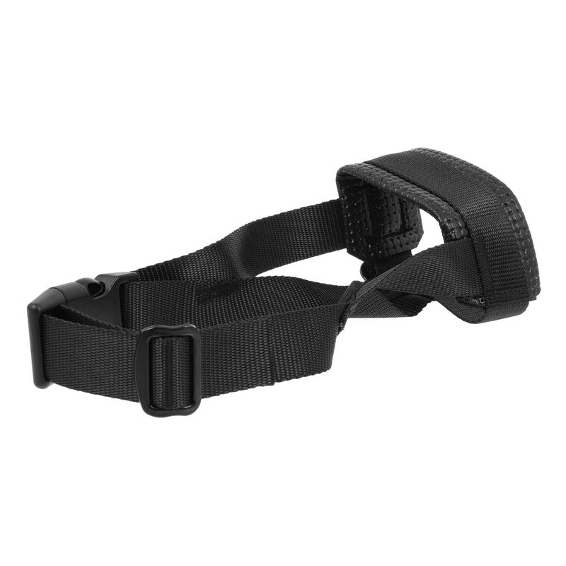 Extra Large Adjustable Black Dog Muzzle Breathable Anti Bite Chewing Prevention - Image 2