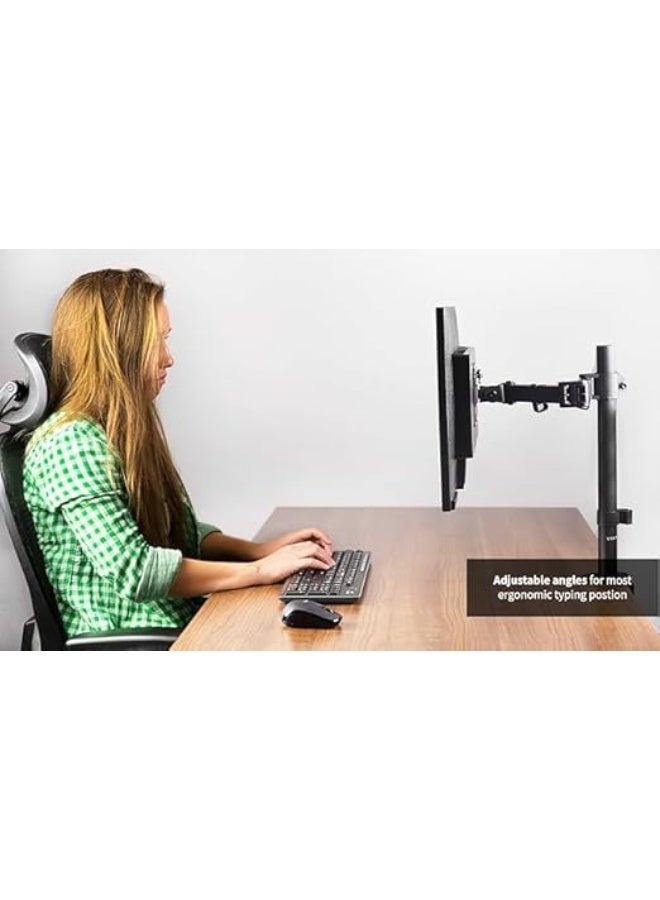 Desktop monitor stand, 13-27 inch LED and LCD monitor mount, computer monitor clip holder - Image 3