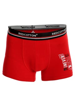 men's Comfort Boxer Cotton-red