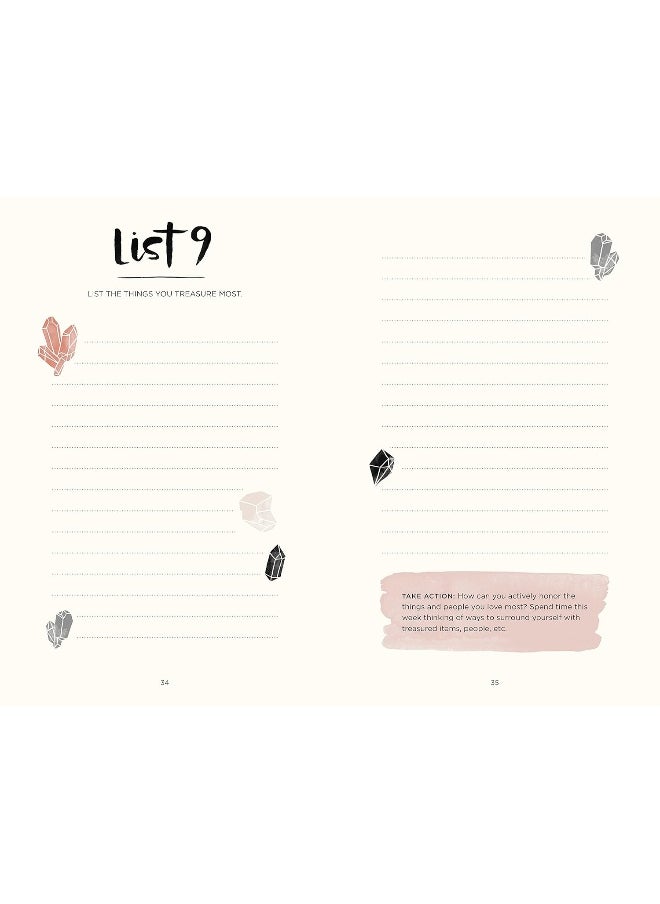 Sasquatch Books The 52 Lists Project: A Year of Weekly Journaling Inspiration