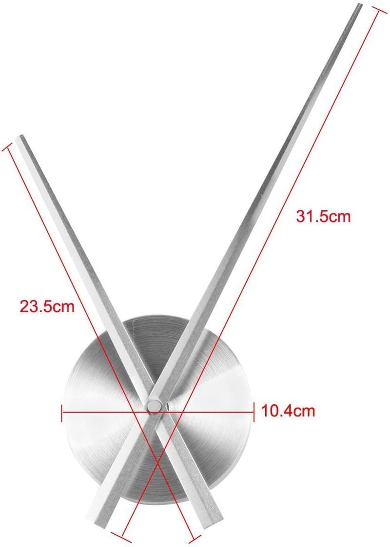 Timelike 3D Clock Hands, DIY Large Clock Hands Needles Wall Clocks 3D Home Art Decor Quartz Clock Mechanism Accessories - Image 2