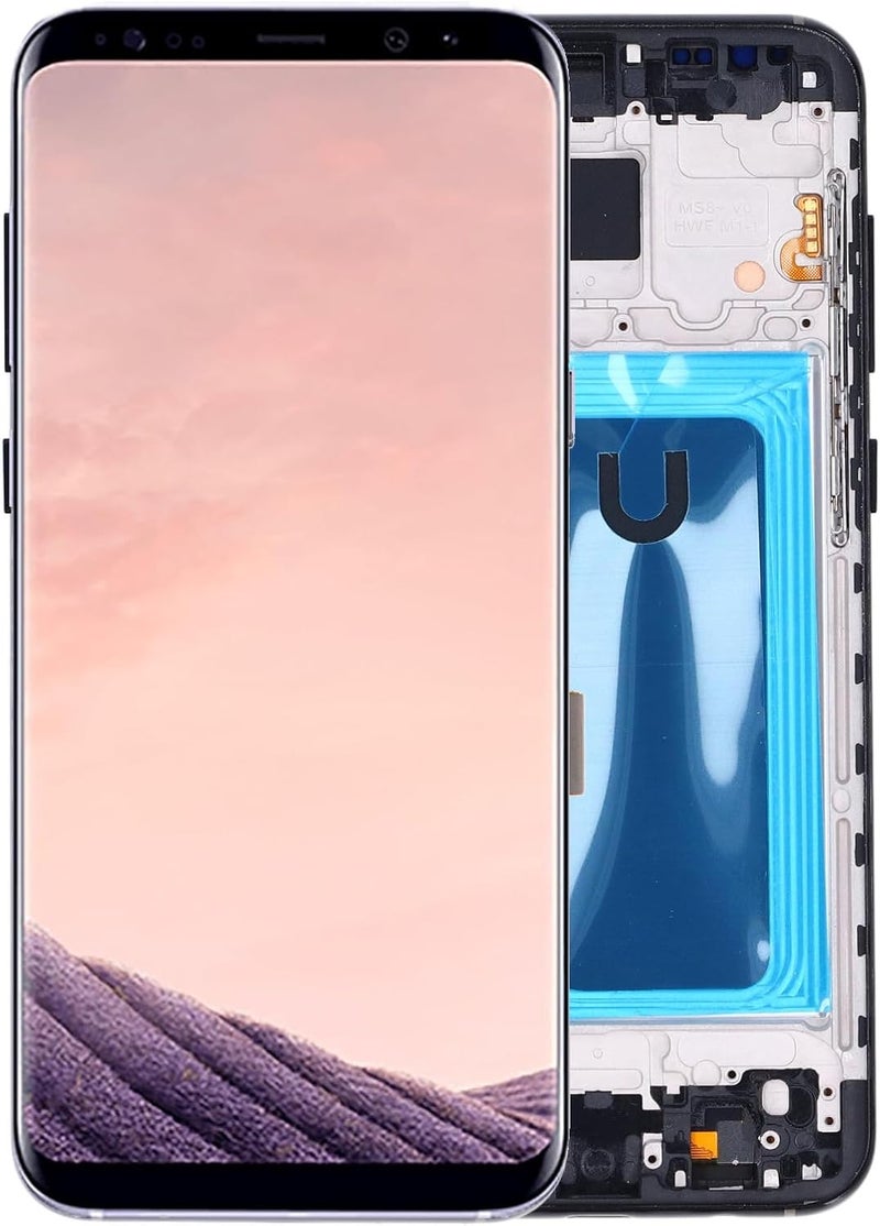 Wisoqu Phone Screen Replacement for S8 Plus, 6.2 Inch OLED LCD Touch Digitizer Display Screen Assembly with Frame and Repair Tool Kit, Screen Replacement Kit for for G955U SM - Image 2