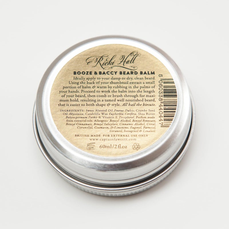 Captain Fawcett Ricki Hall Booze & Baccy Beard Balm 60ml - Image 4