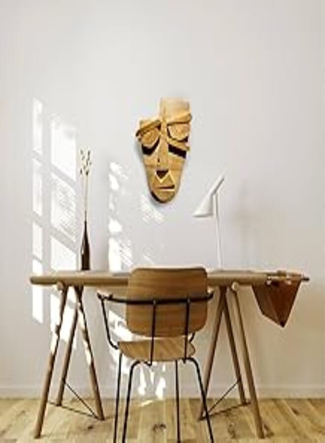 wood workers abstract Cubism entryway wall hangings, large artwork sculptures for walls, modern rustic above bed panels home decor, wooden geometric living room bedroom dining office wall art