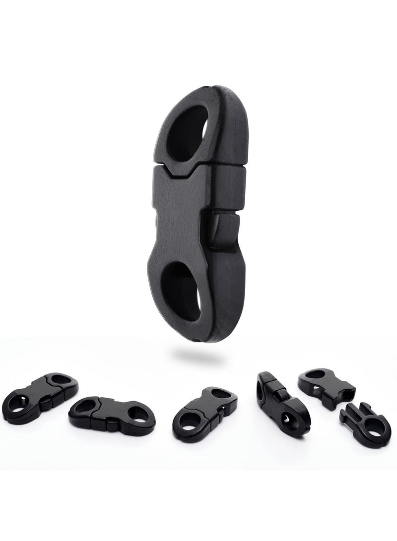 Excefore 25 Pack Quick Release Breakaway Buckles, Small Safety Breakaway Buckles, Paracord Anklet, Mask Lanyard Braid Necklace DIY, Cameras Strap Rings Accessories(5mm) - Image 1