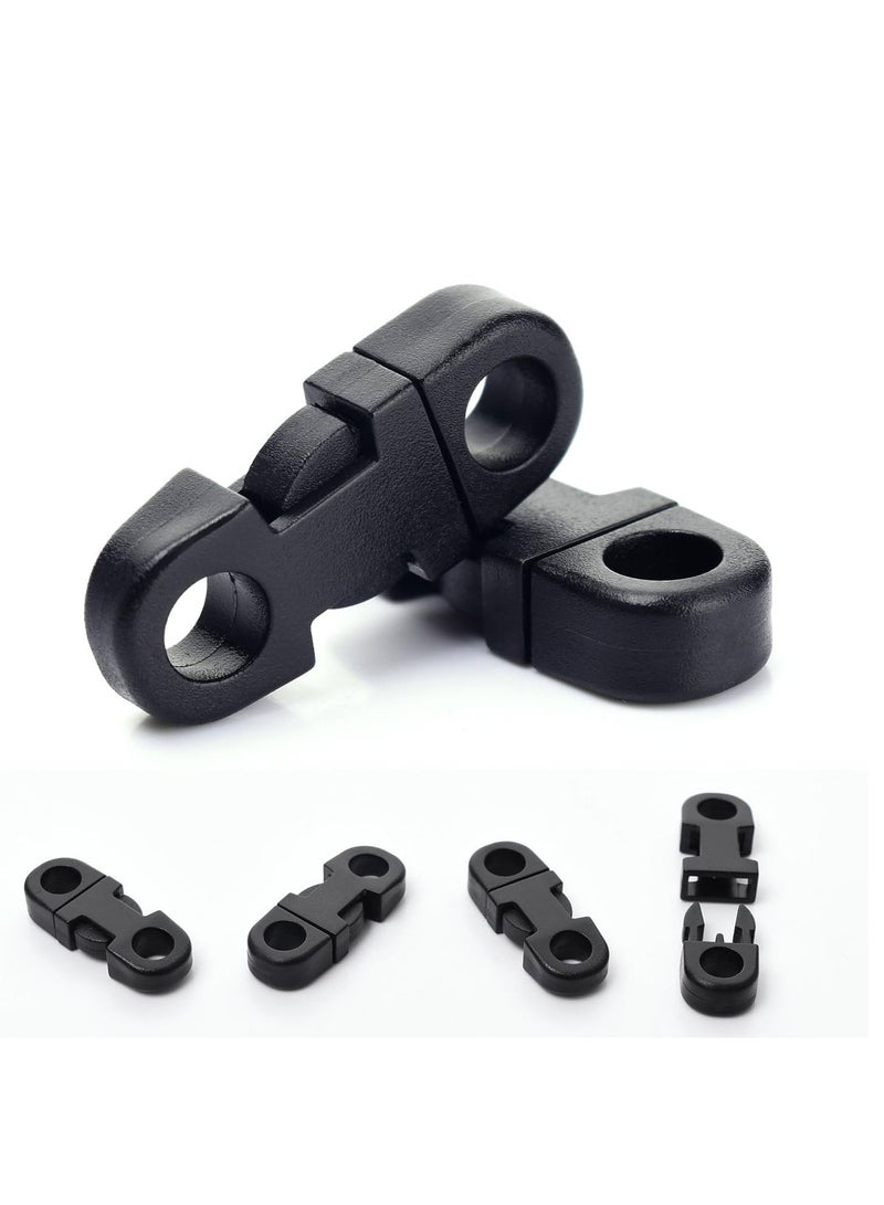 Excefore 25 Pack Quick Release Breakaway Buckles, Small Safety Breakaway Buckles, Paracord Anklet, Mask Lanyard Braid Necklace DIY, Cameras Strap Rings Accessories(5mm) - Image 2