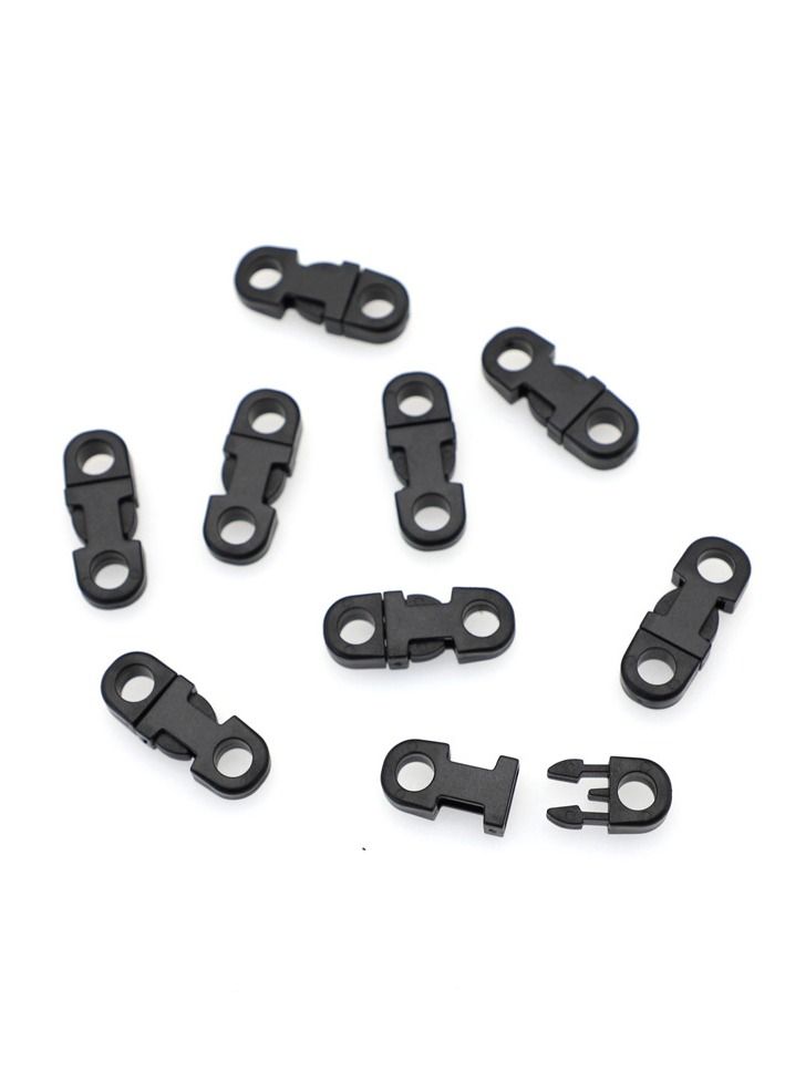 Excefore 25 Pack Quick Release Breakaway Buckles, Small Safety Breakaway Buckles, Paracord Anklet, Mask Lanyard Braid Necklace DIY, Cameras Strap Rings Accessories(5mm) - Image 3