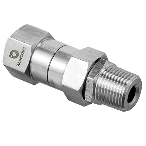 Raincovo Pressure Washer Swivel, 3/8 Inch NPT Thread Pressure Washer Fittings, 5000 PSI, Stainless Steel - Image 5