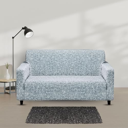 Bigkart Elastic Sofa Covers for 2 Seater Sofas | Polyster-Spandex, Stretchable, Sofa Covers for Single, Double and Triple Seater Sofas - Image 2