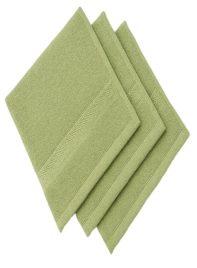 Dollar 100% Cotton Soft, High Absorben & Comfortable Face Towel 30 x 30 cm Face Towel (Pack of 3) - Image 1