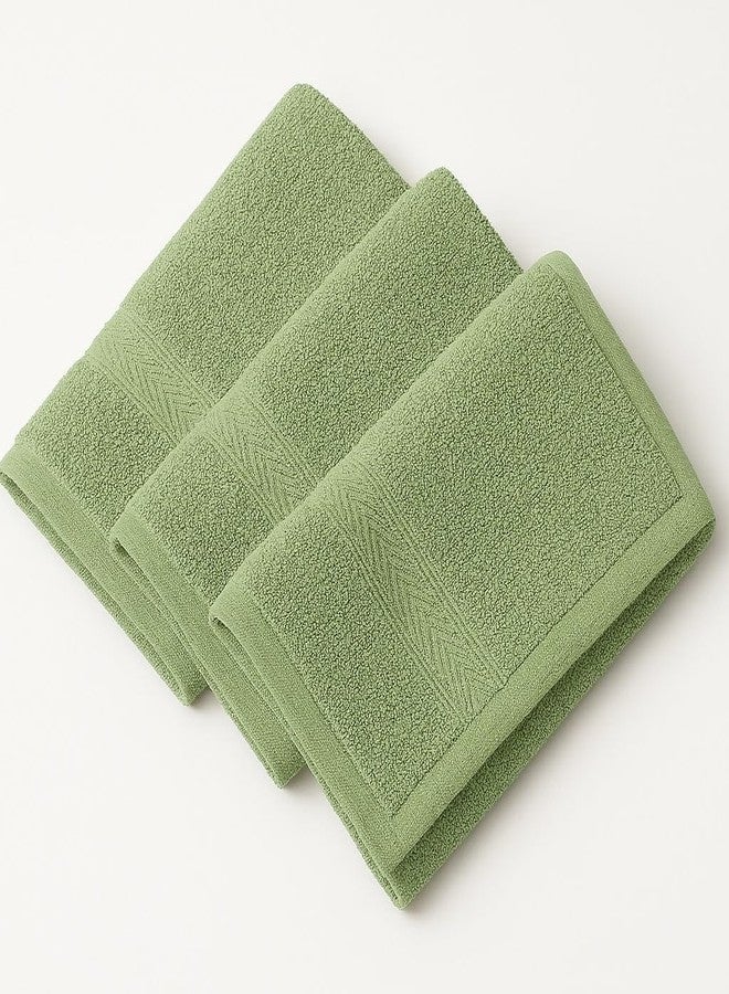 Dollar 100% Cotton Soft, High Absorben & Comfortable Face Towel 30 x 30 cm Face Towel (Pack of 3) - Image 3