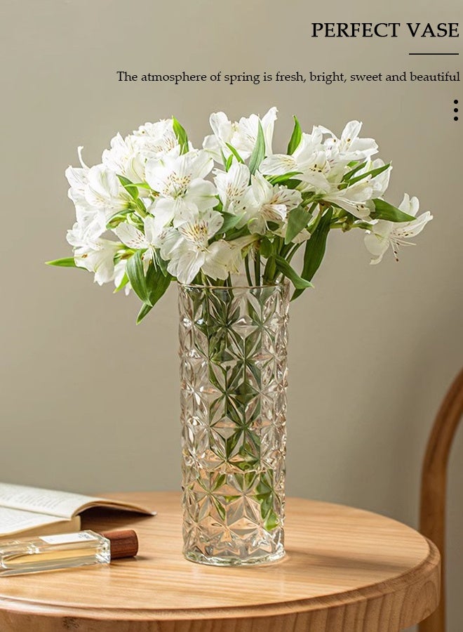 DUNISO مزهرية زجاجية شفافة إبداعية زخرفية صغيرة للزهور مزهرية نباتات مائية زينة مكتبية حديثة مزهرية غير منتظمة للزهور الوردية للمنزل والمكتب - Image 5