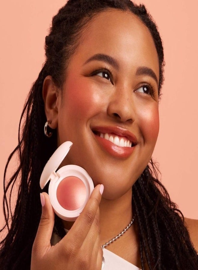 Rare Beauty Rare Beauty Soft Pinch Luminous Powder Blush – Joy - Muted Peach 2.8g | Radiant Finish, Buildable Coverage, Lightweight, Long-Lasting, Vegan & Cruelty-Free  - Image 4