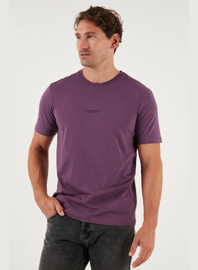 Buratti  Buratti Cotton Printed Regular Fit Crew Neck T Shirt Men's T SHIRT 59020205 for Men | Best Price UAE