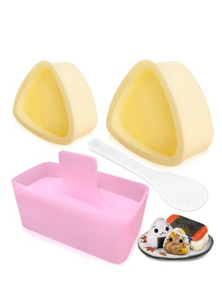 Onigiri Mold, 3 Pack Rice Mold Musubi Maker Kit, Musubi Maker Press, Classic Triangle Rice Ball Mold Maker Sushi Mold for Kid Lunch Bento, Home DIY - pzsku/ZD736E05147C84E0BB9B3Z/45/_/1733298528/e96d95ab-8c20-4c4d-bef9-f955fe12b67e