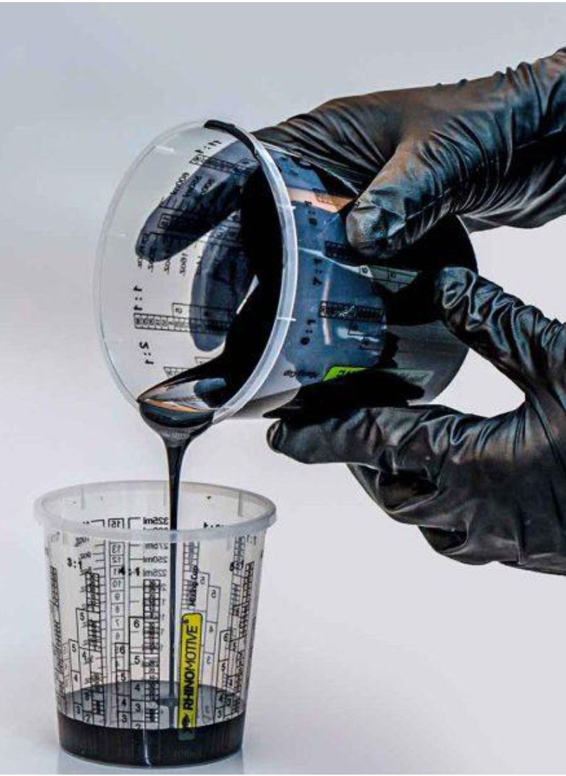 RHINOMOTIVE RHINOMOTIVE Expert paint mixing Cups 400 ML 200Cups and 16 Lids  - Image 4