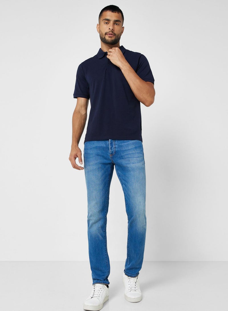 سفنتي فايف تيشيرت بولو قطني - Image 4