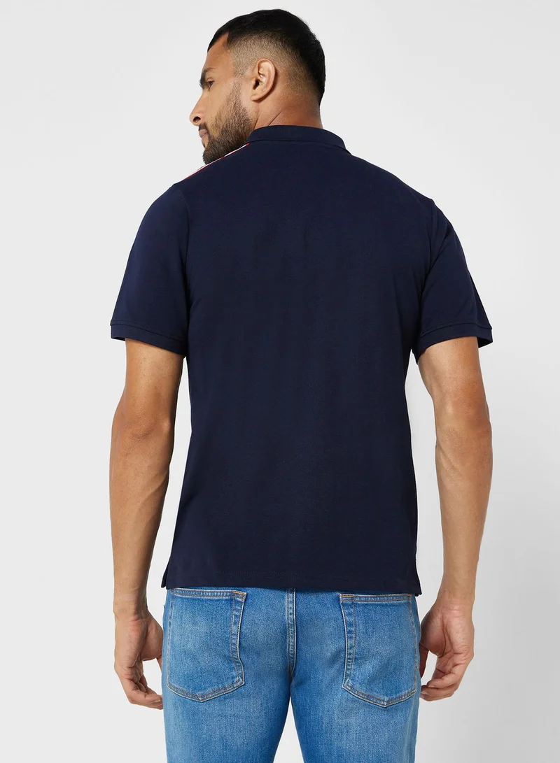 Seventy Five Tape Detail Polo Shirt