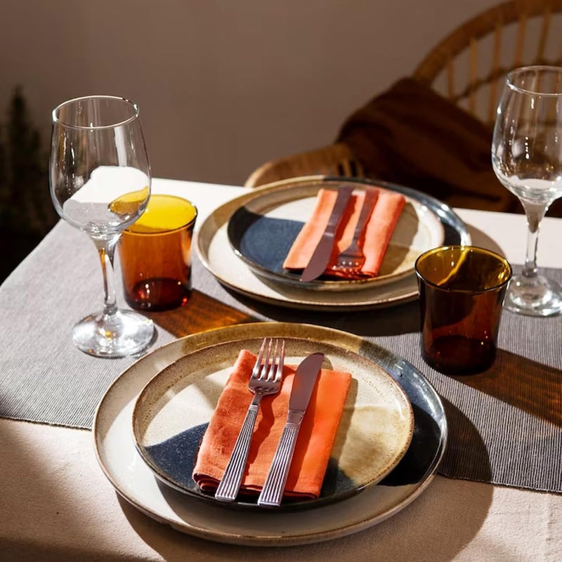 Wonlex Thanksgiving Cloth Napkins Set of 4 Orange Fall 100 Cotton Dinner Napkins 18x18 Inches Washable With Hemmed Edges Reusable for Table Decor Events Weddings - Image 4
