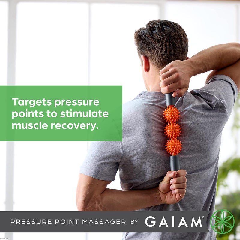 Gaiam Restore 0558255 Pressure Point Muscle Roller Massage Stick Colors may vary - Image 2
