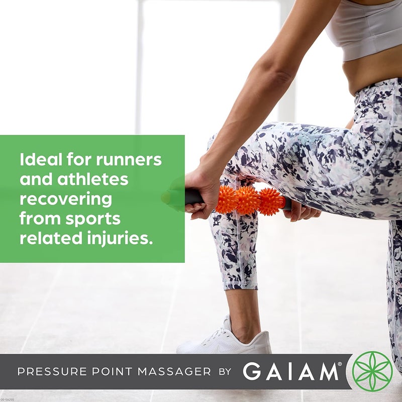 Gaiam Restore 0558255 Pressure Point Muscle Roller Massage Stick Colors may vary - Image 4