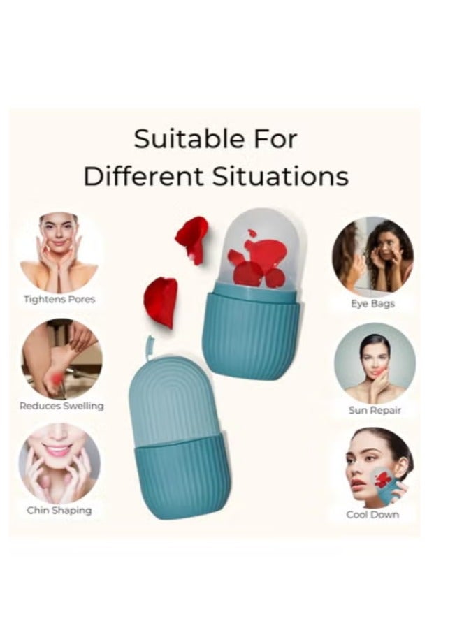 GHAR SOAP Ghar Soap Special Edition  Ice Roller for Face Neck and Body | Brighten Skin & Enhance Your Natural Glow Easy to Use and Carry | Reusable Skin Care Tools for Eye Wrinkles Acne Puffiness Relief - Image 4