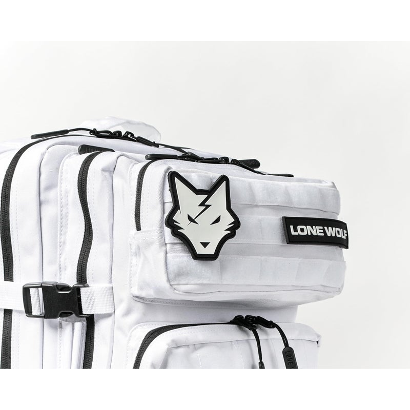 Lone Wolf Fitness Gen 3 45L White Backpack - Image 2