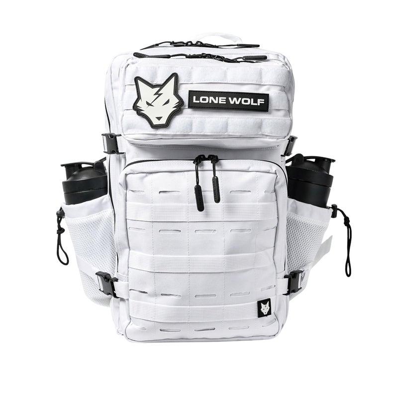 Lone Wolf Fitness Gen 3 45L White Backpack - Image 1