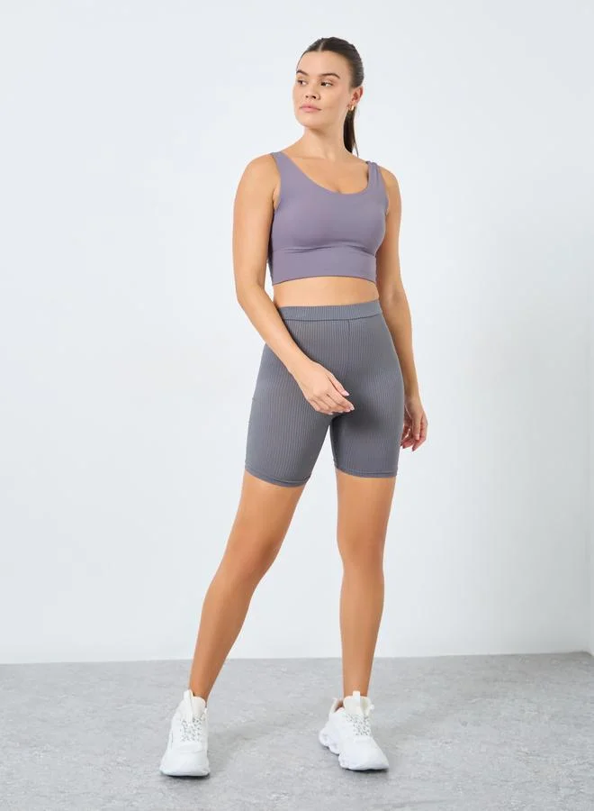 Styli Styli Low Back Broad Underband Low Impact Sports Bra