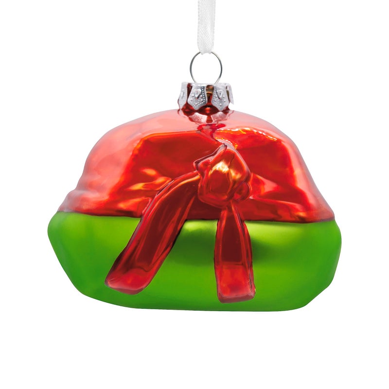 هولمارك في سن المراهقة سلاحف النينجا: Mutant Mayhem Raphael Christmas Ornament الزجاج - Image 2