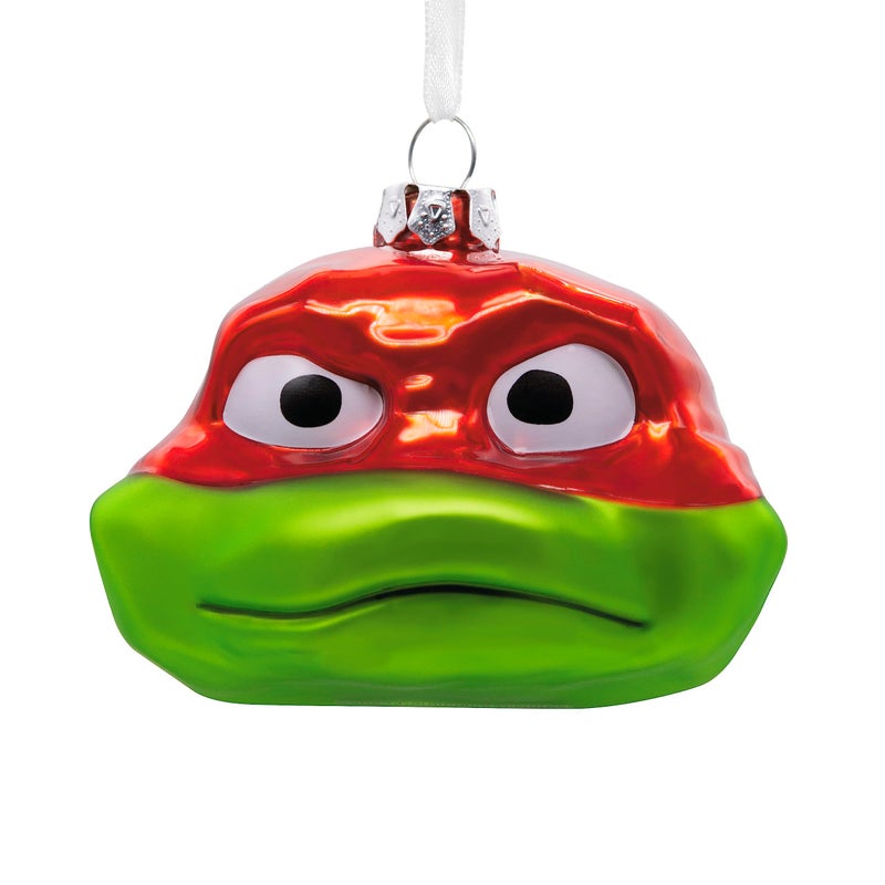 هولمارك في سن المراهقة سلاحف النينجا: Mutant Mayhem Raphael Christmas Ornament الزجاج - Image 1