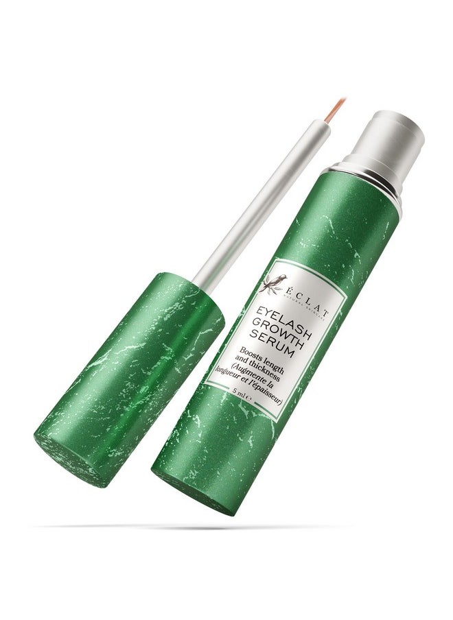 Eclat Skincare Premium Lash Serum Eyebrow + Eyelash Serum With Vitamin B5 Safe For Eyes Brow & Lash Growth Serum Serum To Grow Lashes + Brows Perfect Long Lash Serum Natural Look Gentle + Safe  - Image 2