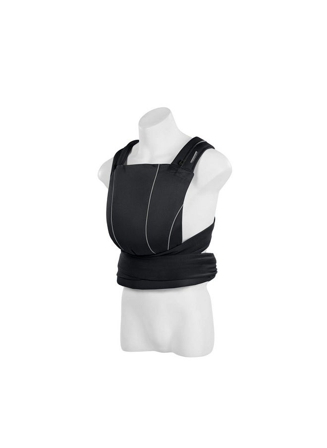cybex Cybex Maira Tie Baby Carrier, Adjustable Baby Carrier from Newborn up to 33 lbs, Lavastone Black, One Size  - Image 1