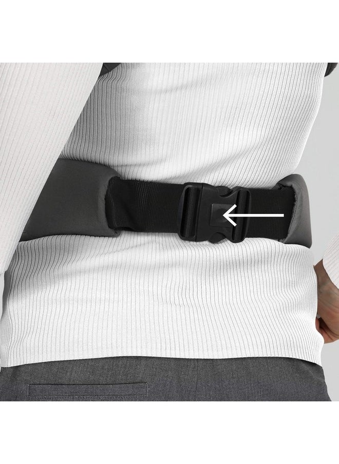 cybex Cybex Maira Tie Baby Carrier, Adjustable Baby Carrier from Newborn up to 33 lbs, Lavastone Black, One Size  - Image 4