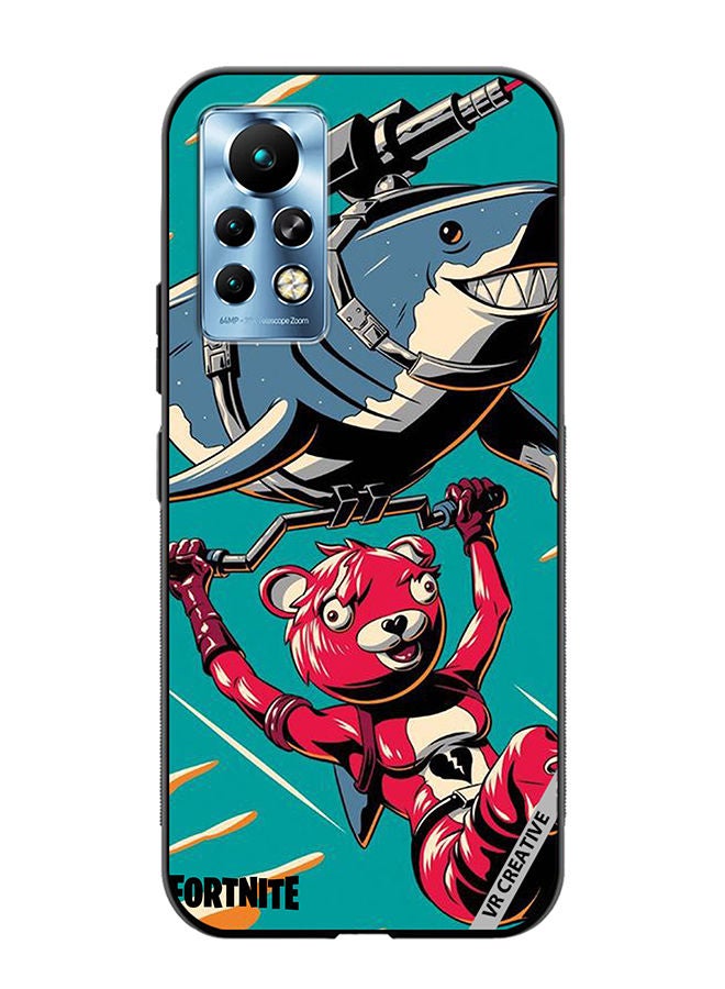 VR CREATIVE Protective Case Cover For Infinix Note 11 Pro Fortnite Poster Design Multicolour - Image 1