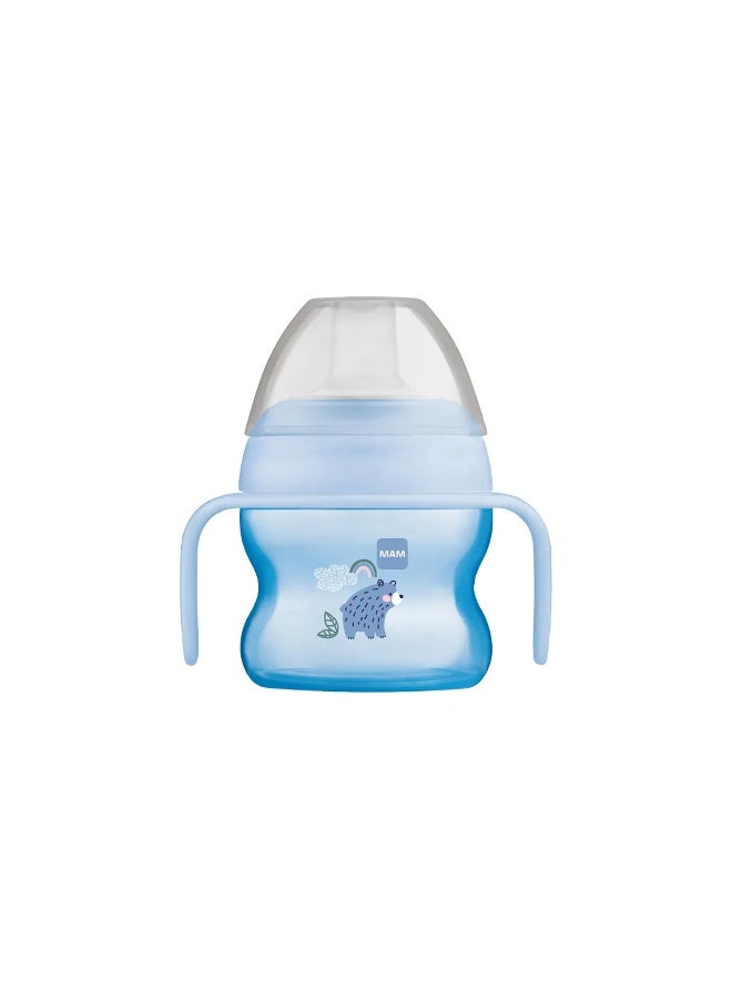 MAM Starter Cup with Removable Handles for Babies, 150 ml, Boy - Image 1