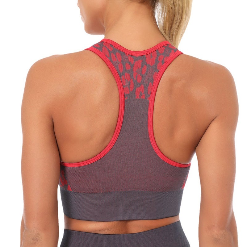 Women's High Impact Sports Bra Wirefree Push Up Yoga Vest Back Smoothing - Image 5