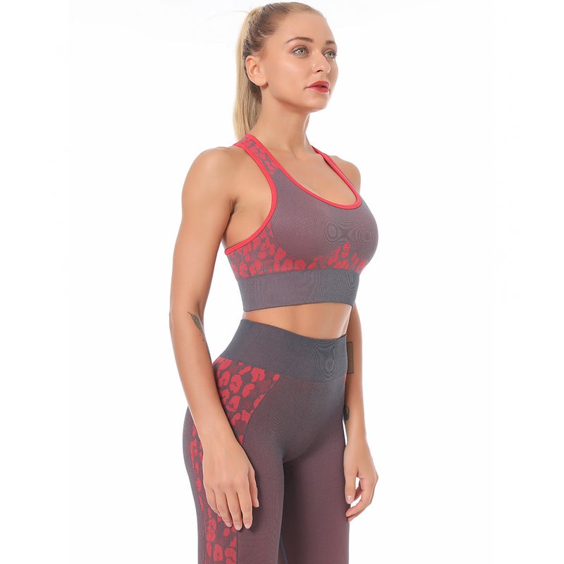 Women's High Impact Sports Bra Wirefree Push Up Yoga Vest Back Smoothing - Image 2