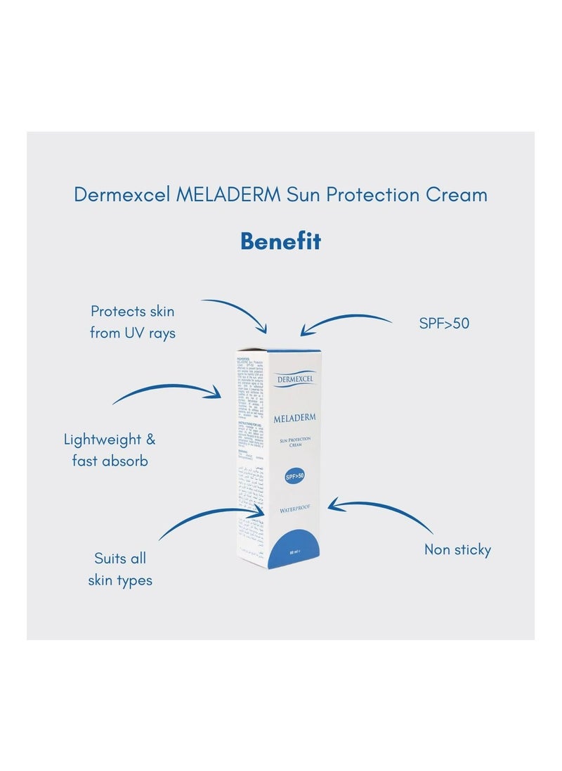 Dermexcel Sun protection for face and body - Sun Protection Cream SPF>50 -  Sun damage prevention - Sun protection for Daily Use - Sunscreen Body Lotion SPF>50  - Image 2