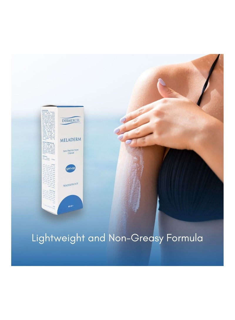 Sun protection for face and body - Sun Protection Cream SPF>50 -  Sun damage prevention - Sun protection for Daily Use - Sunscreen Body Lotion SPF>50