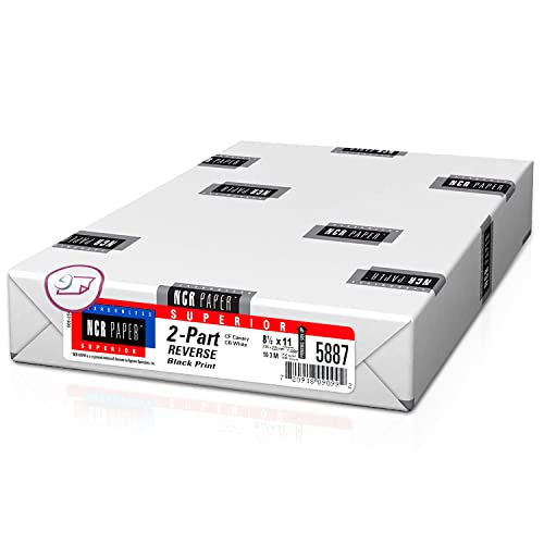 NextDayLabels - Superior Carbon-less NCR, Pre Collated Paper, 500 Sheets Per Pack (8-1/2" x 11" 2 Part Reverse, #5887) - Image 1