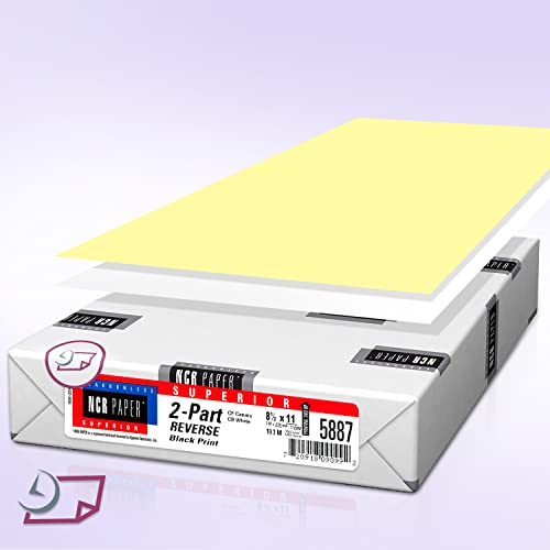 NextDayLabels - Superior Carbon-less NCR, Pre Collated Paper, 500 Sheets Per Pack (8-1/2" x 11" 2 Part Reverse, #5887) - Image 2